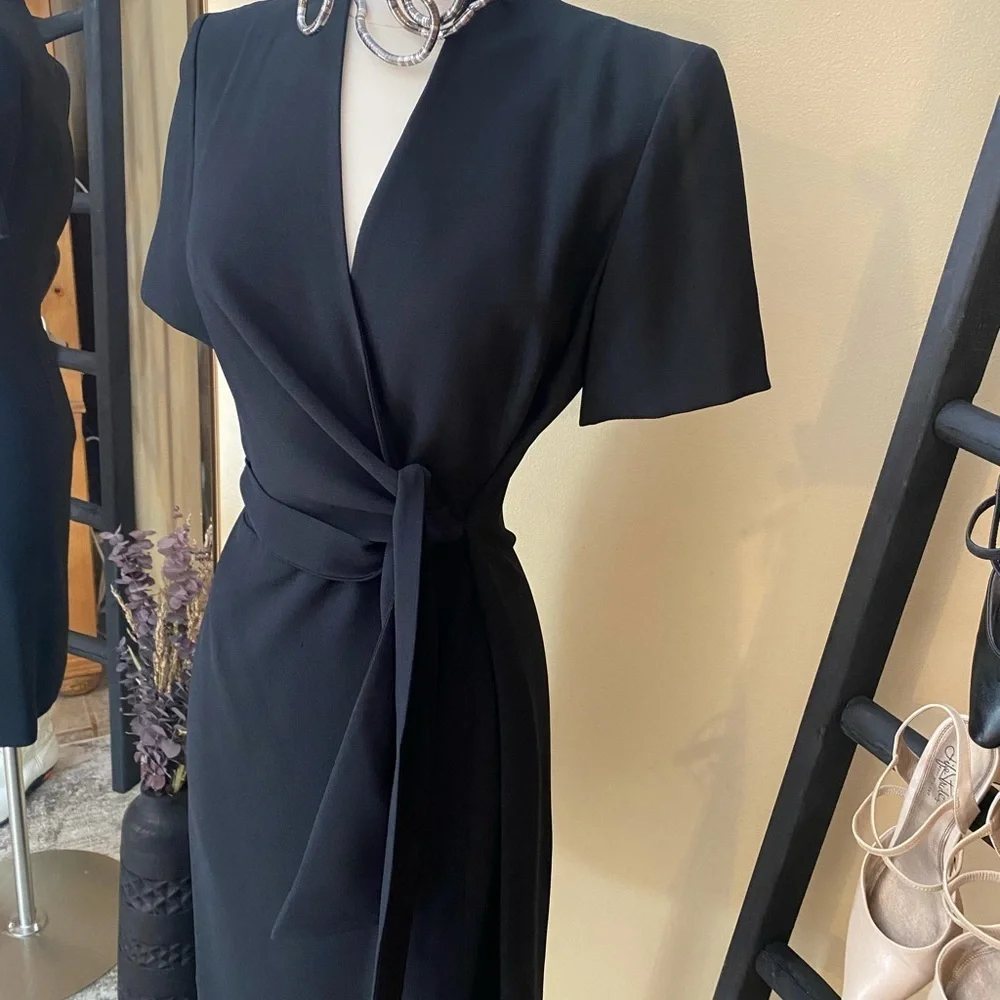 Vintage Jones New York wrap dress size 6 - Picture 3 of 3